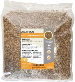 img 4 attached to 🐛 Premium Adaman Dried Mealworms - 5 LBS - 100% Natural Non-GMO High Protein Mealworms - Bulk Wild Bird, Chicken, Hamster, Gecko, Turtle, Lizard Food