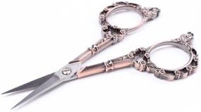 img 2 attached to ✂️ Vintage European Style Scissors: Ideal for Embroidery, Sewing, Craft, Artwork & Everyday Use