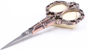 img 3 attached to ✂️ Vintage European Style Scissors: Ideal for Embroidery, Sewing, Craft, Artwork & Everyday Use