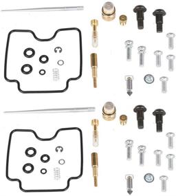 img 4 attached to 🔧 Quality Carburetor Rebuild Kit for Yamaha XVS1100 V-Star XVS1100A - Fits 2006-2009 Models