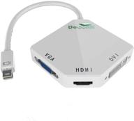 🔌 кабель cabledeconn cobra: многофункциональный адаптер thunderbolt mini displayport dp к hdmi vga dvi для macbook surface pro air логотип