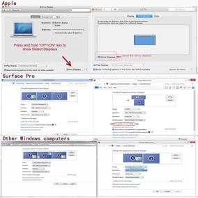 img 2 attached to 🔌 Кабель CableDeconn Cobra: многофункциональный адаптер Thunderbolt Mini DisplayPort DP к HDMI VGA DVI для MacBook Surface Pro Air