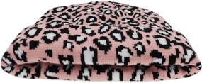 img 1 attached to Newfancy Winter Leopard Knitted Slouchy Outdoor Recreation in Hiking & Outdoor Recreation Clothing