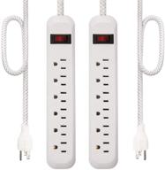 protector cfmaster grounded wall mounted extension power strips & surge protectors logo