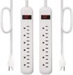 protector cfmaster grounded wall mounted extension power strips & surge protectors logo