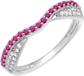 img 4 attached to Коллекция Dazzlingrock Diamond Wedding Stackable