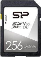 silicon power 256gb uhs-1 u3 v30 супериорен sdxc карта памяти - высокая скорость и обширное хранилище логотип