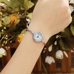 img 3 attached to 🕒 Стильные женские наручные часы Top Plaza Stainless Numerals с браслетом