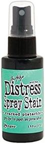 img 1 attached to Ranger Tim Holtz Distress Spray Stains - January Cracked Pistachio 1.9 oz Bottles