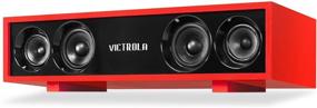 img 1 attached to Красная колонка Victrola VS-130-RED глянцевый набор Bluetooth-колонок (1 колонка)