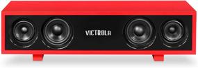 img 2 attached to Красная колонка Victrola VS-130-RED глянцевый набор Bluetooth-колонок (1 колонка)