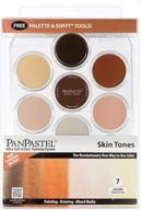 🎨 panpastel soft pastel 7 color skin tones kit with sofft tools & palette tray for artists logo