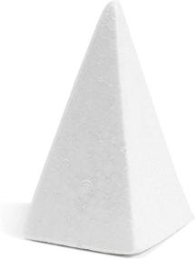 img 4 attached to 🗿 12-Pack of Foam Pyramids, Arts and Crafts Supplies (2.9 x 5.3 in)