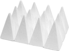 img 3 attached to 🗿 12-Pack of Foam Pyramids, Arts and Crafts Supplies (2.9 x 5.3 in)