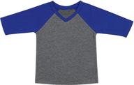 👕 girls v neck raglan sleeve boys' clothing: stylish tops, tees & shirts by tobeinstyle logo