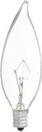 philips 168088 60w ba9 dimmable light bulb, candelabra base, soft white - 2 pack logo
