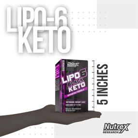 img 1 attached to Lipo-6 Keto от Nutrex Research: Кетогенная поддержка для похудения 💪, Диетические капсулы, Энергетический стимулятор, Премиум жиросжигатель - 60 штук