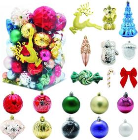 img 4 attached to Christmas Ornaments Shatterproof Decorations Decoration Seasonal Decor