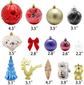 img 2 attached to Christmas Ornaments Shatterproof Decorations Decoration Seasonal Decor