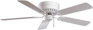 💨 minka-aire f565-wh mesa 52 inch flush mount low profile ceiling fan with white finish logo