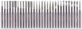 img 4 attached to 💎 30Pcs Wolfride Diamond Burr Set - Diamond Drill Bits for Gemstones, Sea Shells, Glass, Ceramics, and Metals