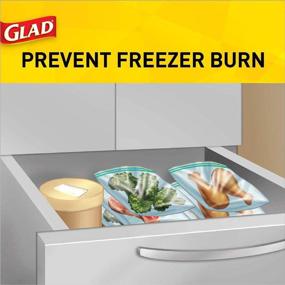 img 1 attached to Glad Zipper Food Storage Freezer