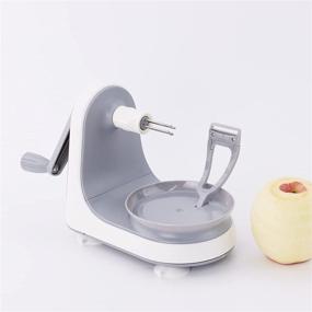 img 3 attached to 🍎 Cambom Apple Peeler Slicer: Effortless Cranking, Non-Slip Design, Replaceable Stainless Steel Blades