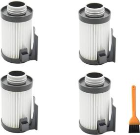 img 4 attached to 🔧 Upgrade Your Eureka Vacuum with EZ SPARES 4pcs Replacement HEPA Filters - Model DCF-10, DCF-14 - Replaces Part # 62731, 62396 Attachment