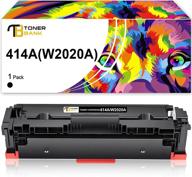 🖨️ high-quality toner bank replacement for hp 414a 414x - w2020a w2020x (black, 1-pack) – works with color pro mfp m479fdw m454dw m479fdn m454dn m454 m479 printer ink logo