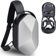 🎒 sarlar design fashion hard carrying case: the ultimate crossbody shoulder backpack for oculus quest 2 with usb charging port logo