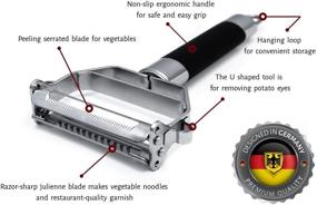 img 3 attached to Deiss® Dual Julienne Vegetable Peeler