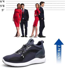 img 1 attached to 👞 CHAMARIPA Height Increasing Weight H71C62V011D: Elevate Your Style with Men's Shoes and Fashion Sneakers