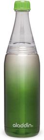 img 4 attached to 💧 Aladdin Bistro to Go Hybrid Vacuum Green Fresco Twist & Go Water Bottle, 0.7L/0.6L