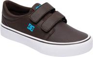 dc unisex-child trase v se skate shoe - stylish & comfortable footwear for kids logo