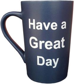 img 1 attached to Hilarious MAUAG Funny Coffee Mug in Vibrant Blue - Perfect for a Great Start of Your Day! 13 Oz