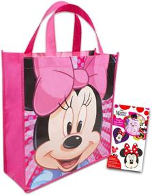 img 2 attached to Large Reusable Non-woven Tote Bag featuring Disney's Minnie Mouse