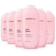 🛁 method pure peace body wash - 18 oz (6 pack) - varying packaging options logo