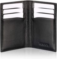 italian calfskin 🔖 leather credit card holder logo