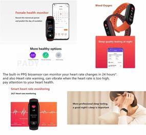 img 1 attached to 📱 Xiaomi Mi Band 6: 1.56" Full Touch Screen Fitness Tracker with Heart Rate, Blood Oxygen, and Waterproof Design - Black