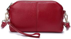 img 4 attached to Authentic PParth Crossbody Organizer Wristlet for Women: Handbag and Wallet Combo