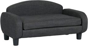 img 2 attached to 🐾 Comfortable and Stylish Modern Pet Sofa: Paws & Purrs for Your Furry Friend