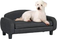 🐾 comfortable and stylish modern pet sofa: paws & purrs for your furry friend logo