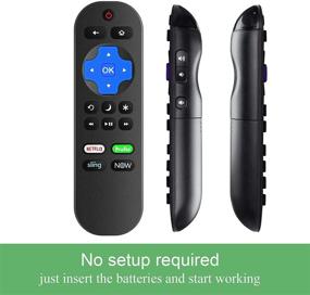 img 2 attached to 📺 Sharp Roku TV Remote Control - LC-RCRUS-20 LC-24LB601U LC-32LB601U LC-40LB601U LC-43LB601U LC-50LB601U LC24LB601U LC32LB601U LC40LB601U LC43LB601U LC50LB601U - Genuine Replacement