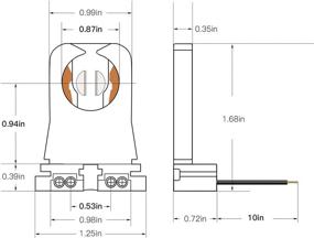 img 1 attached to 💡 Revamp Your Fluorescent Lighting with JACKYLED Non Shunted Turn Type Fluorescent Replacements