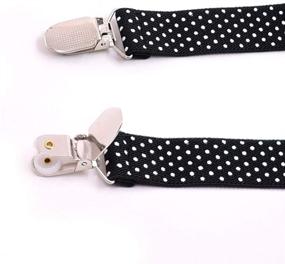 img 3 attached to Suspender Adjustable Trendy Girls Black