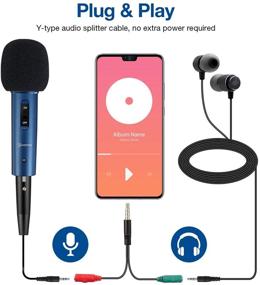 img 2 attached to 🎤 EIVOTOR Condenser Microphone: Plug & Play Recording Mic for Gaming, Podcasting, and YouTube - Dual-Layer Pop Filter and Anti-Slip Mic Stand included