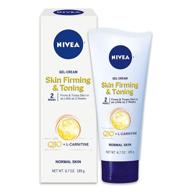 💆 nivea q10 омолаживающий гель-крем для укрепления и тонизации кожи тела - тюбик 6,7 унций логотип