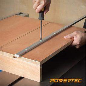 img 2 attached to Enhanced Woodworking Miter Gauge Jig 🪚 and Fixture Bar - POWERTEC 71519, 24-Inch