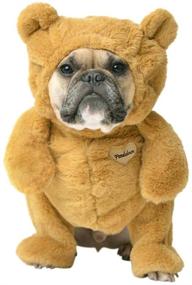 img 4 attached to 🐼 Pandaloon Teddy Bear Dog and Pet Costume Set: The Adorable Walking Teddy Bear with Arms as Featured on Shark Tank (Size 4, Teddy Bear - Brown)