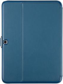 img 3 attached to 📱 Premium Speck Products Style Folio Case and Stand for Samsung Galaxy Tab 4 10.1 - Deep Sea Blue/Nickel Grey: Ultimate Protection and Versatility!